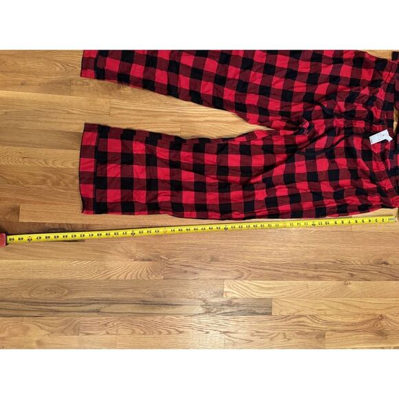 Men's Big & Tall Size 2XL Red Buffalo Check Flannel Pajama Set - Wondershop™ NEW - Picture 3 of 16